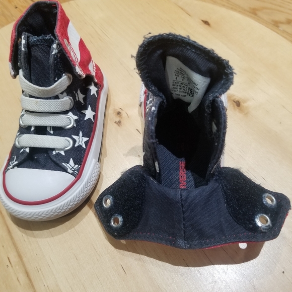 USA Flag toddler Converse All Star - Picture 7 of 13